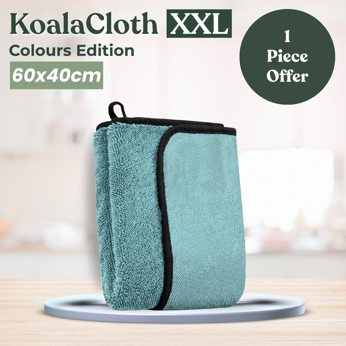 KoalaCloth XXL (60x40cm) – Streak-Free Cleaning With Just Water
