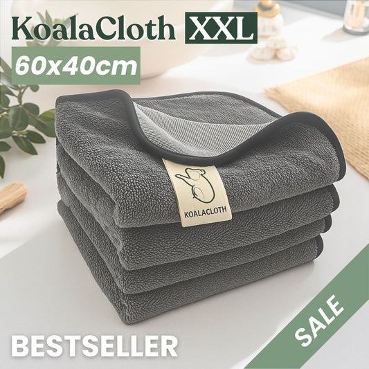 KoalaCloth XXL Bundle (60x40cm) – Streak-Free Cleaning With Just Water